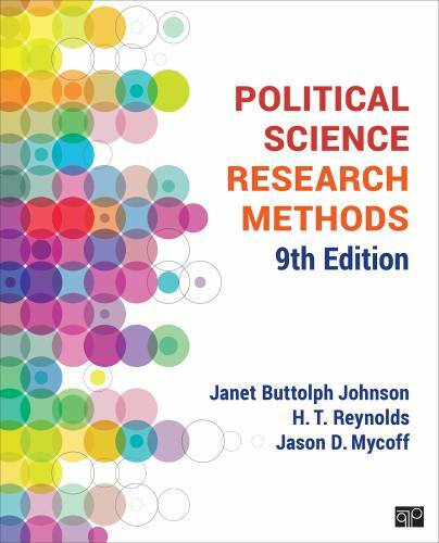 Political science research methods - paperback by johnson, janet b. - good