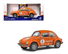 Solido 1:18 1974 Volkswagen Beetle 1303 Jaegermeister Tribute #8 Orange S1800518