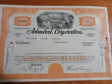 LOTTO 5 CERTIFICATI  AZIONARI ADMIRAL CORPORATION+Aktienbrauerei THUN