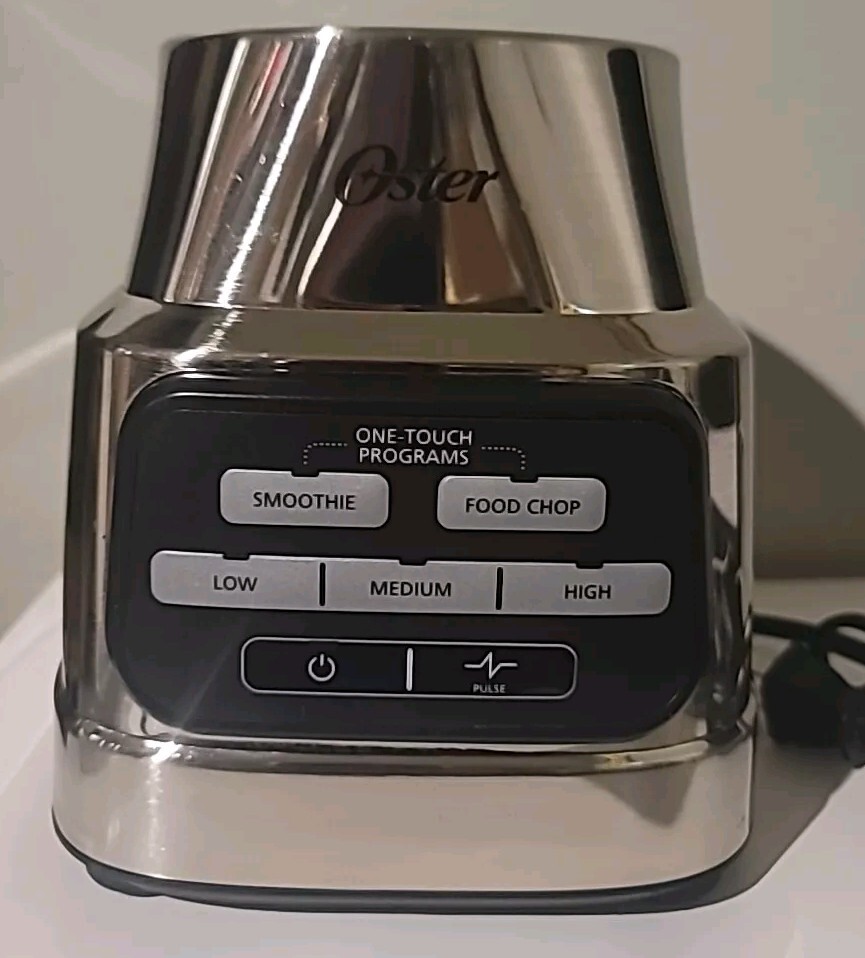 Oster One-Touch Blender with Auto-Programs and 6-Cup Glass Jar