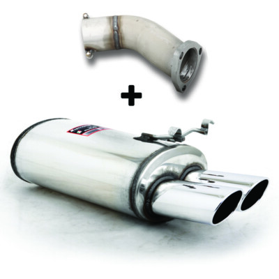 Supersprint ESD inkl Mittelrohr für Mercedes R129 300SL 280SL 320SL 500SL