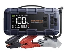 10-in-1 Car Battery Jump Starter with Air Compressor 8000A 160PSI 45W Charger