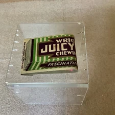 Vintage Unused 1940’s  Wrigley's Juicy Fruit Chewing Gum Matchbook