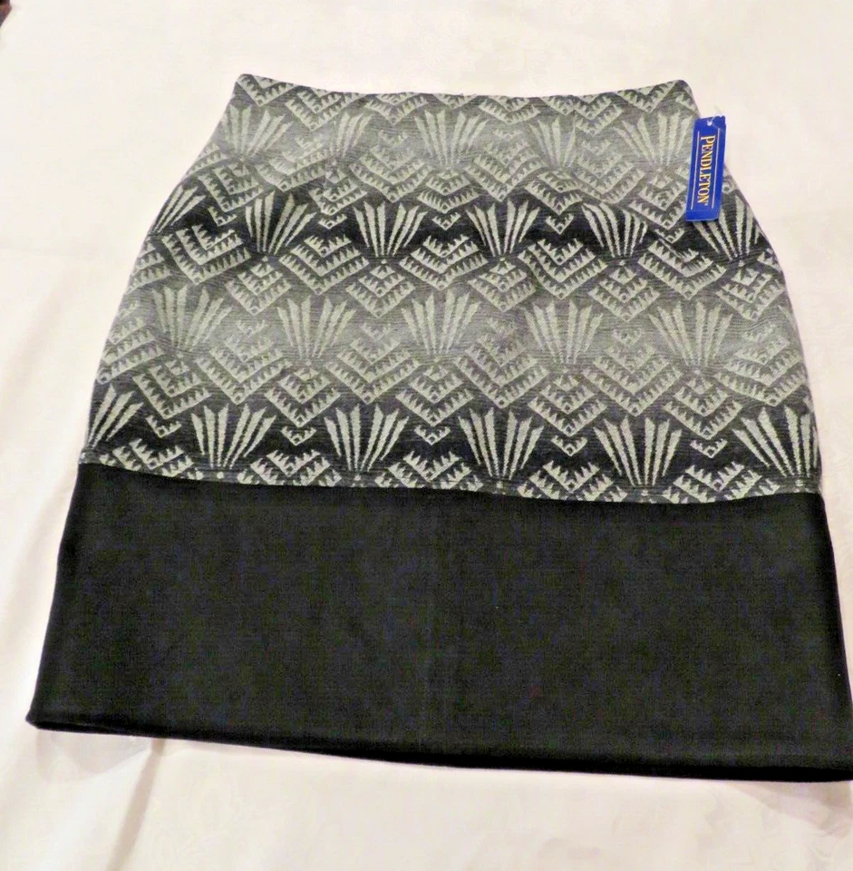 Falda Lápiz Pendleton Woolen Mills Hecha en EE. UU. Talla 12 Nueva con Etiqueta Precio de venta sugerido por el fabricante $229 Foto 2 de 4