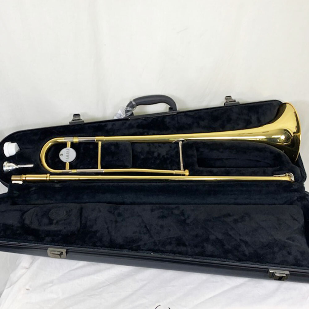 Yamaha YSL 200AD Advantage Gold Tenor Trombone with Mouthpiece and Case eBay