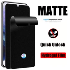 Matte Anti-Spy Privacy Hydrogel Screen Protector For Samsung S22 Ultra S22 S22+