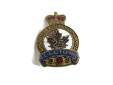 Legion 25 Screw Back Pin Gold Tone