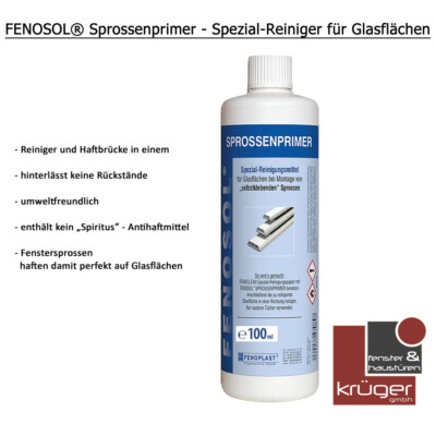 FENOSOL  Sprossenprimer 100 ml - Spezial-Reiniger für Glasflächen
