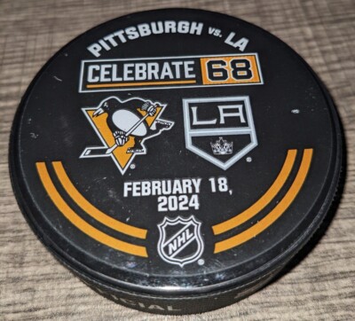 Pittsburgh Penguins vs LA Kings Jaromir Jagr Retirement Commemorative Puck 2/18 