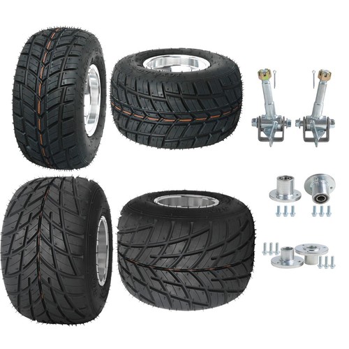 5" Front 10X4.50-5 Rear 11x7.10-5 Wheel Tires Rims Hub Spindle for Go Kart Drift - Picture 24 of 24