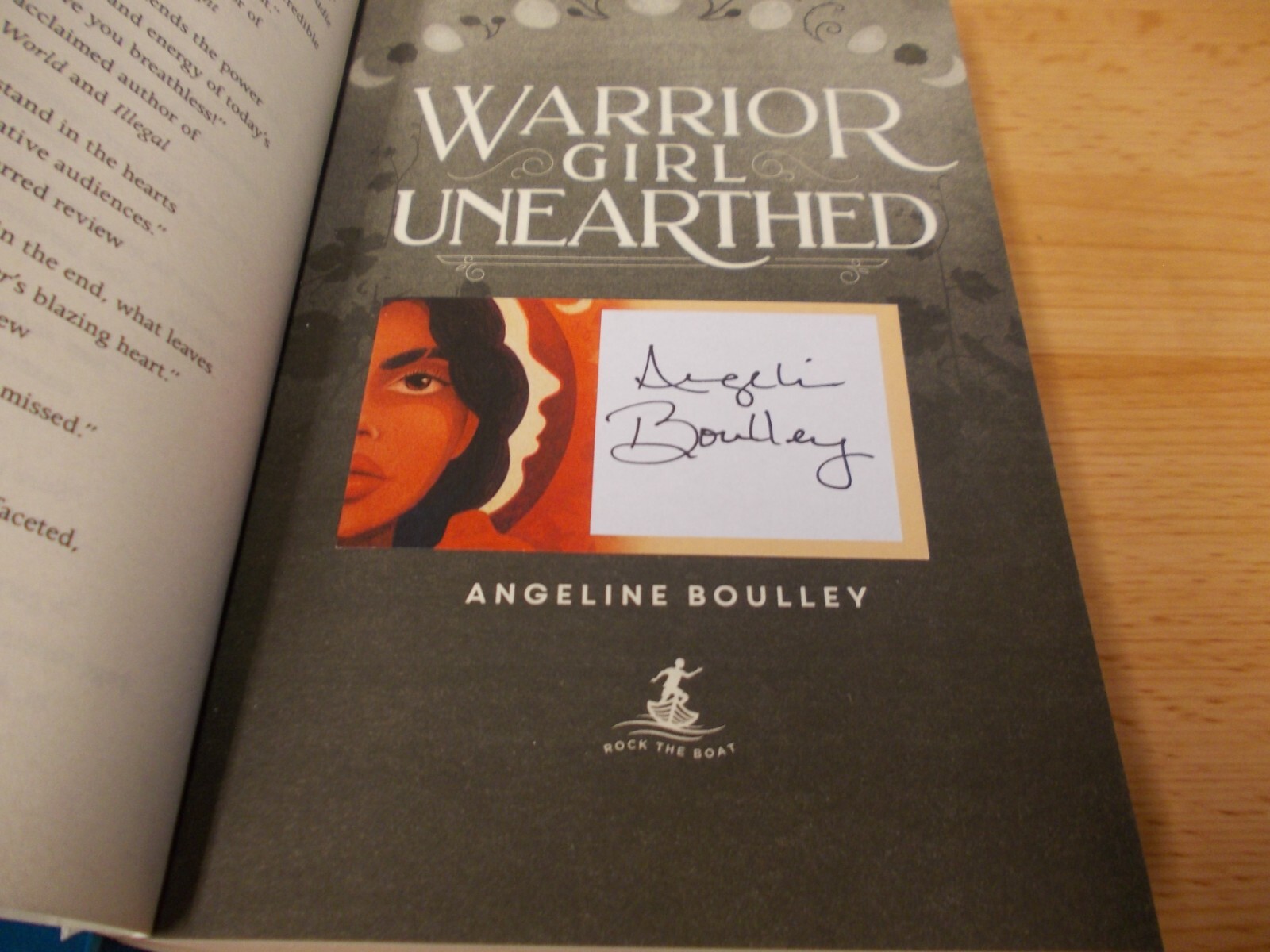 Warrior Girl Unearthed, Angeline Boulley SIGNED FIRST EDITION ,1st printing, NEW - Image 5