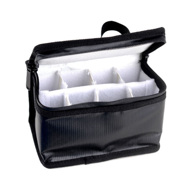 Lipo Battery Safe Bag Fireproof Explosion-Proof Bag Organizer for Storage Box
