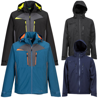 Portwest wasserdichte Regenjacke atmungsaktiv Freizeit Outdoor Kapuze Wintermantel