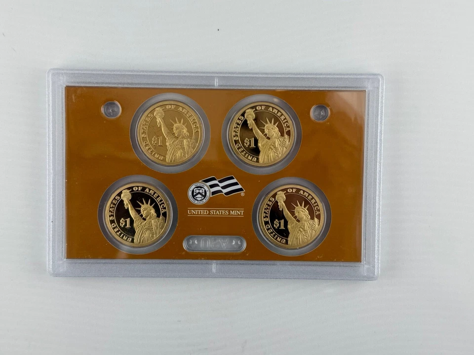 LOT OF 2 US MINT PRESIDENTIAL $1 COIN PROOF SETS (2007 & 2008) - Image 4 of 4