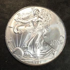 1999 Uncirculated American Silver Eagle US Mint Issue 1oz Pure Silver #o052