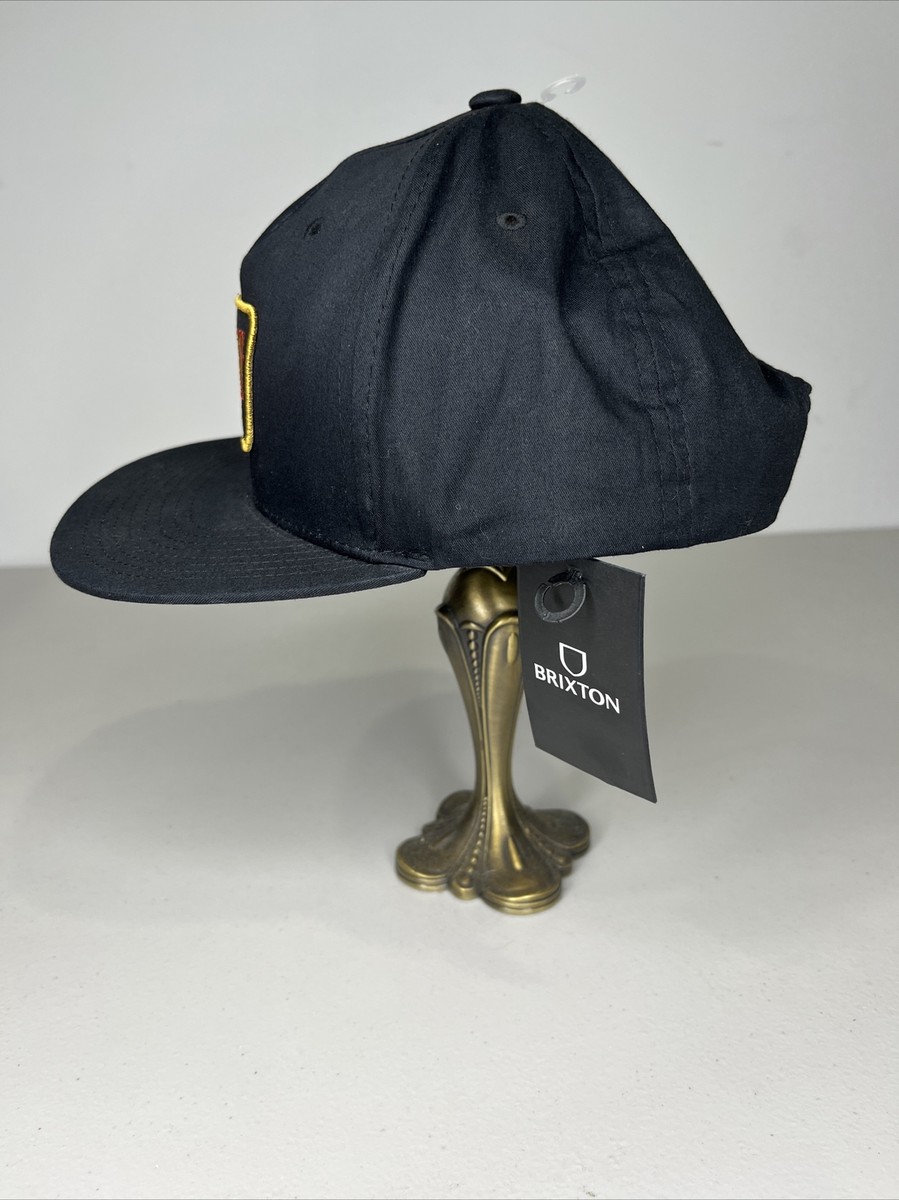 Brixton Company Men's Snapback Adjustable Hat Cap One Size Black