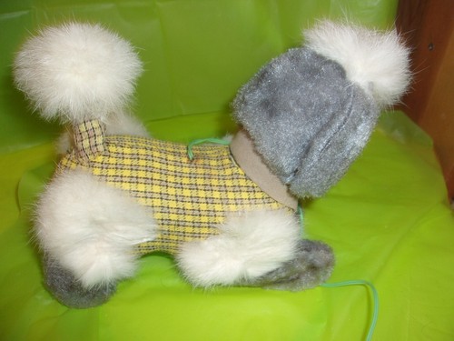 1950's YONEZAWA MADE IN JAPAN "FIFI" THE BEGGING POODLE BATTERY OPERATED & BOX! - Picture 3 of 19