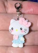 Hello Kitty Charm Zipper Pull  Keychain Add On Clip 