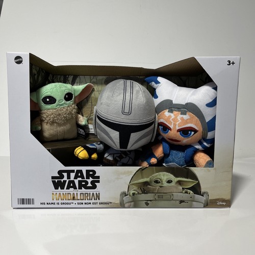 Star Wars The Mandalorian, Grogu, Ahsoka Tano 8” Plush Set. - Picture 5 of 8