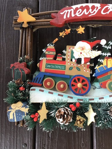 12 X 18in. Santa Express Train Christmas Reef - Picture 2 of 9