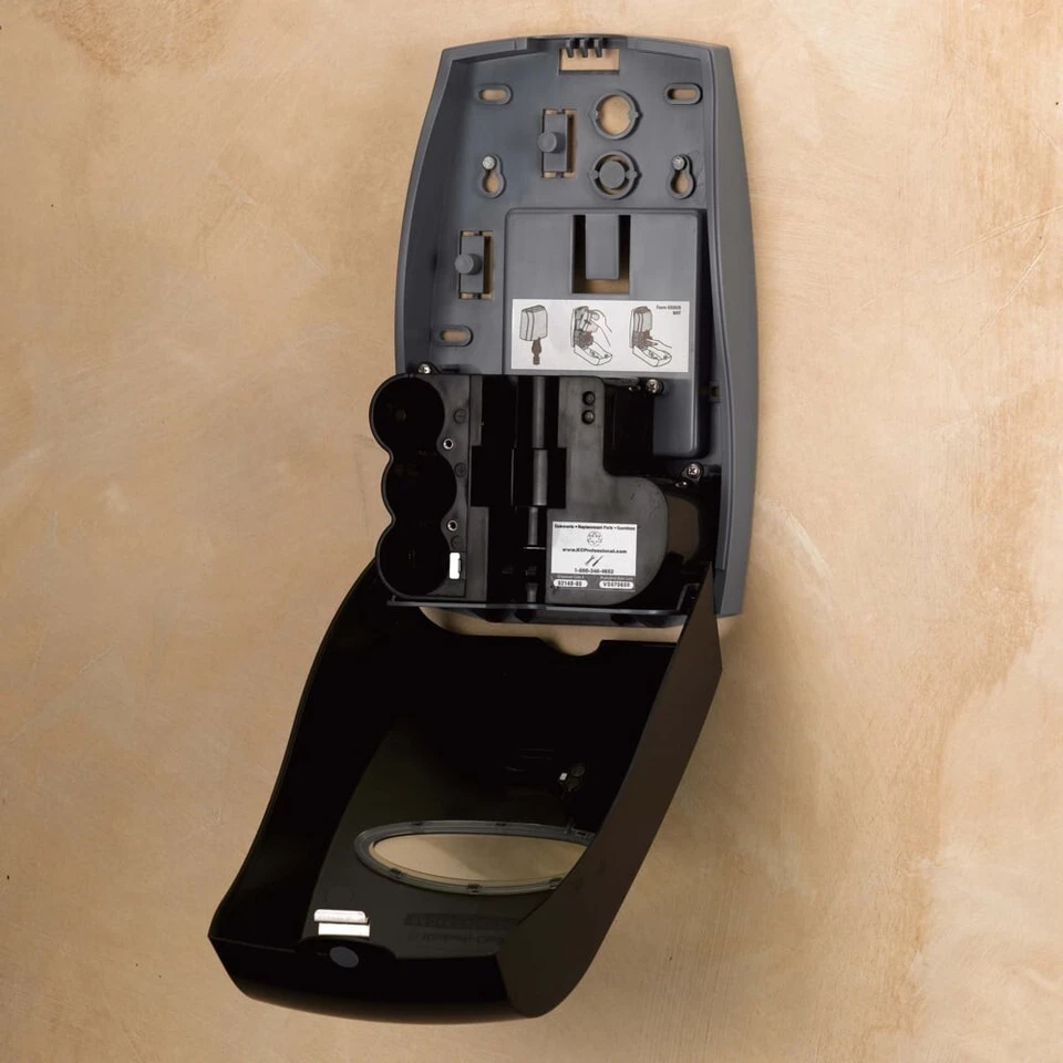 Dispensador de jabón Scott Skin Care, montaje electrónico en pared sin contacto 92148-04 negro Foto 3 de 4