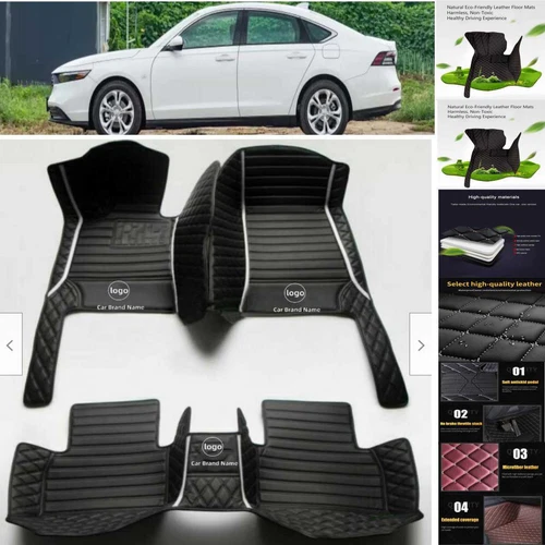 For Mini Car Floor Mats Waterproof Luxury Custom PU Leather Carpets All Models - Foto 7 di 29