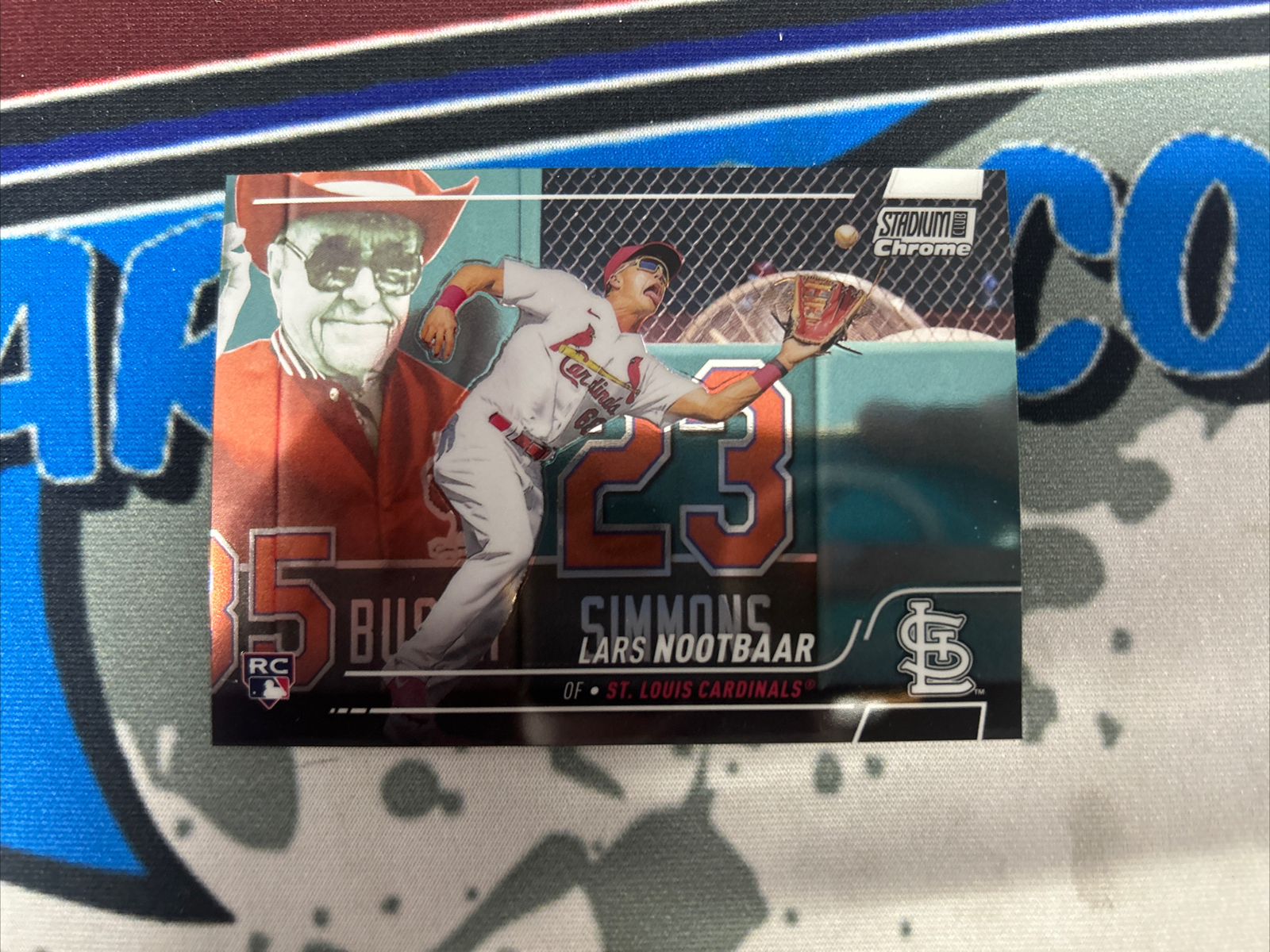 2022 Topps Stadium Club Chrome #186 Lars Nootbaar Rookie St. Louis Cardinals