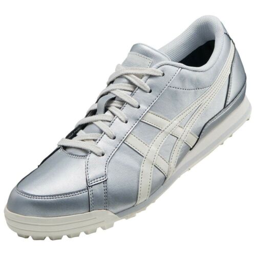 ASICS Golf Shoes GEL PRESHOT CLASSIC 3 Wide 1113A009 Silver Cream With Tracking - Foto 1 di 1