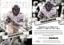2024 Leaf PRIZED ROOKIE TRAVIS HUNTER #23 COLORADO BUFFALOES