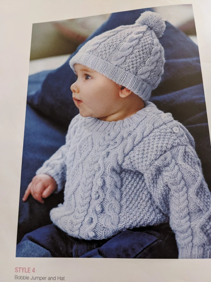 Patones, ROSAS Y POSES, tallas 0-24 meses. 4 y 8 capas. Libro patrón tejido bebé Foto 3 de 4