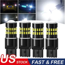 4PCS Super White 7443 7440 7444 33SMD LED Back Up Reverse Light Bulbs Canbus