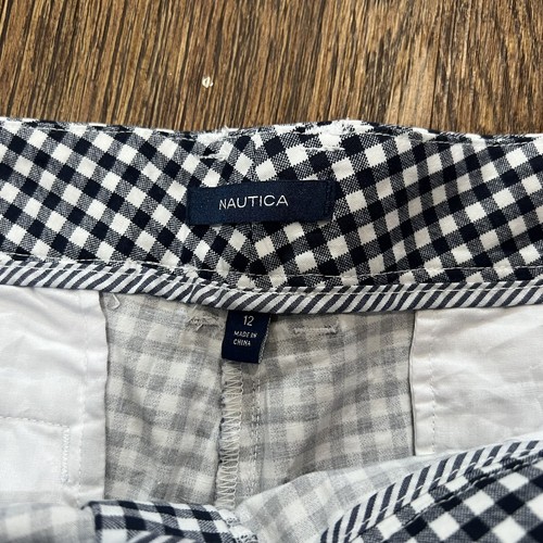 Pantaloncini Nautica donna 12 5" con cuciture interne a quadri nuovi con etichetta - Foto 2 di 6