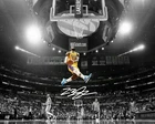 Lebron James LA Lakers The Dunk 3.5x5 signed REPRINT
