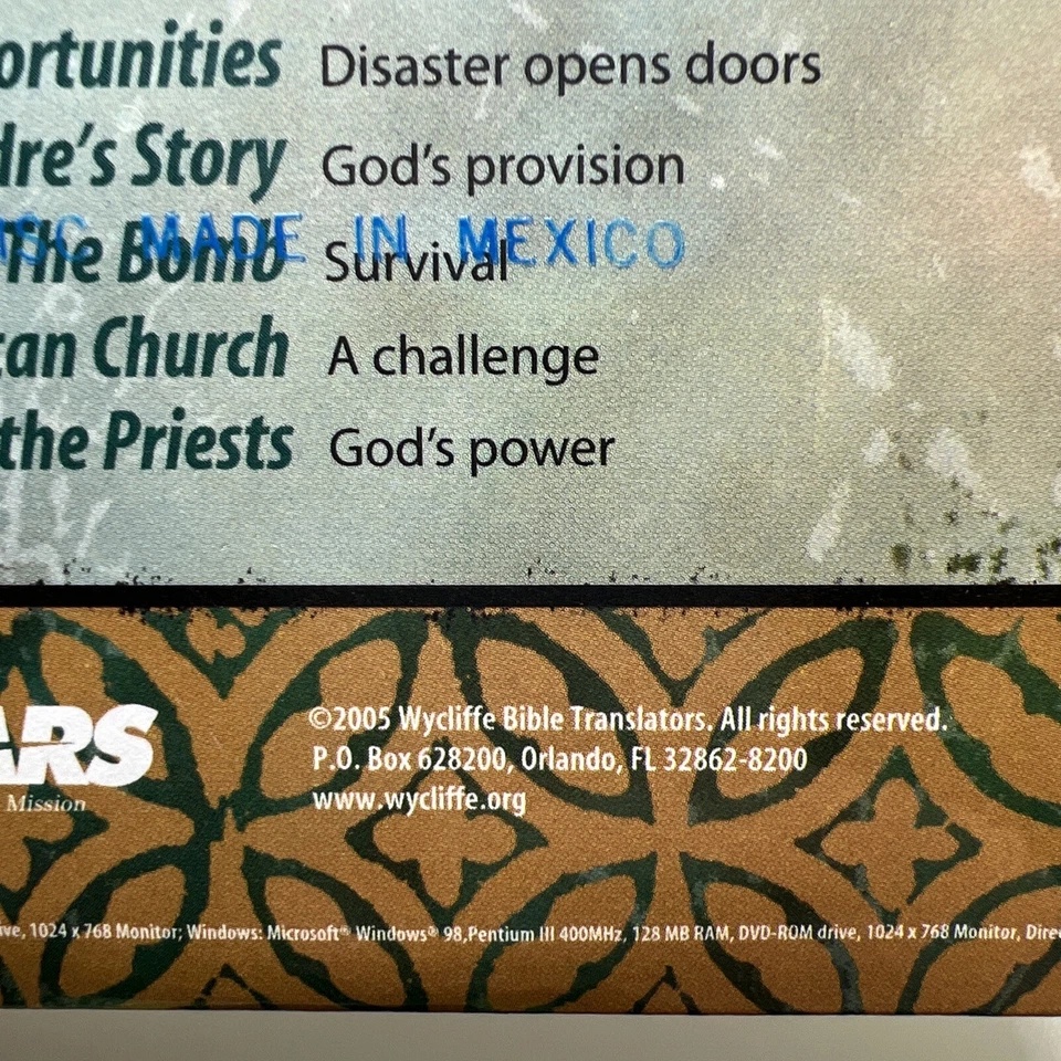 Pass The Vision Wycliffe Educational DVD - Image 3 of 4