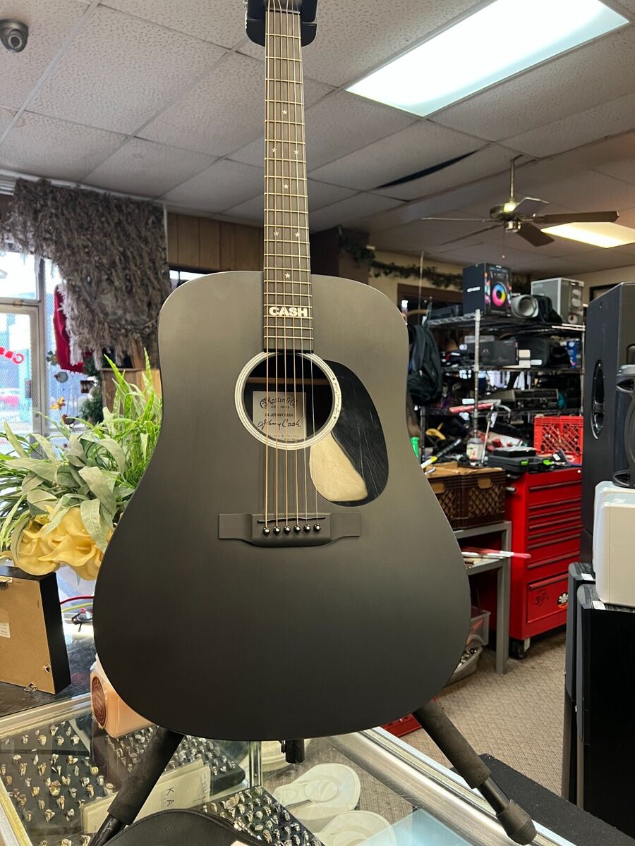 Martin&Co est 1833 Johnny Cash Acoustic Flat Black Guitar Martin&Co est 1833 Johnny Cash Acoustic Flat Black Guitar