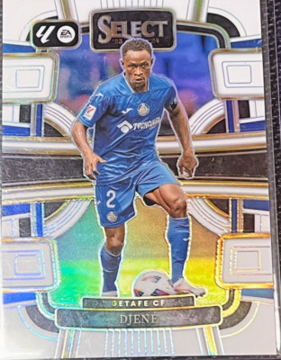 Djene 2023-24 Panini Select La Liga #31 Terrace White Prizm /20 