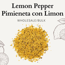 Lemon Pepper Seasoning 1-30lbs - Bulk - Pimieneta con Limon - Deluna Spices