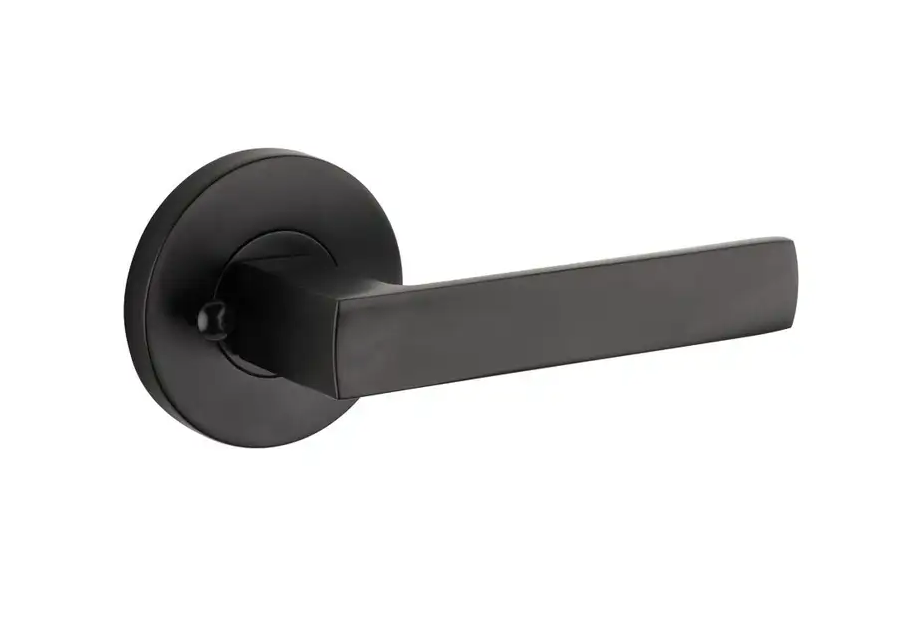 Lane Privacy Lever Set Round, Oxford L984783, Matte Black