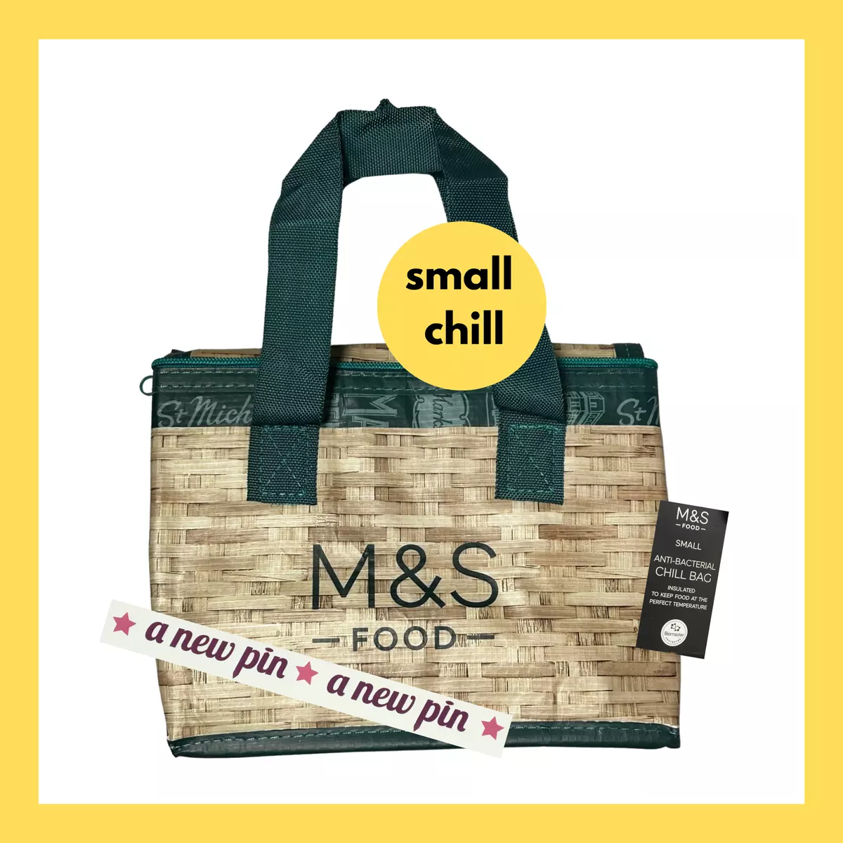 M&S Shopping Bags AntiBacterial Jute + Shopper Foldable Reusable Tote x2  Marks