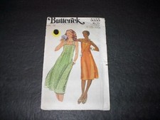Vtg Butterick Pattern 5355 Misses' Chic Fitted and Flared Dress Size 10 Uncut