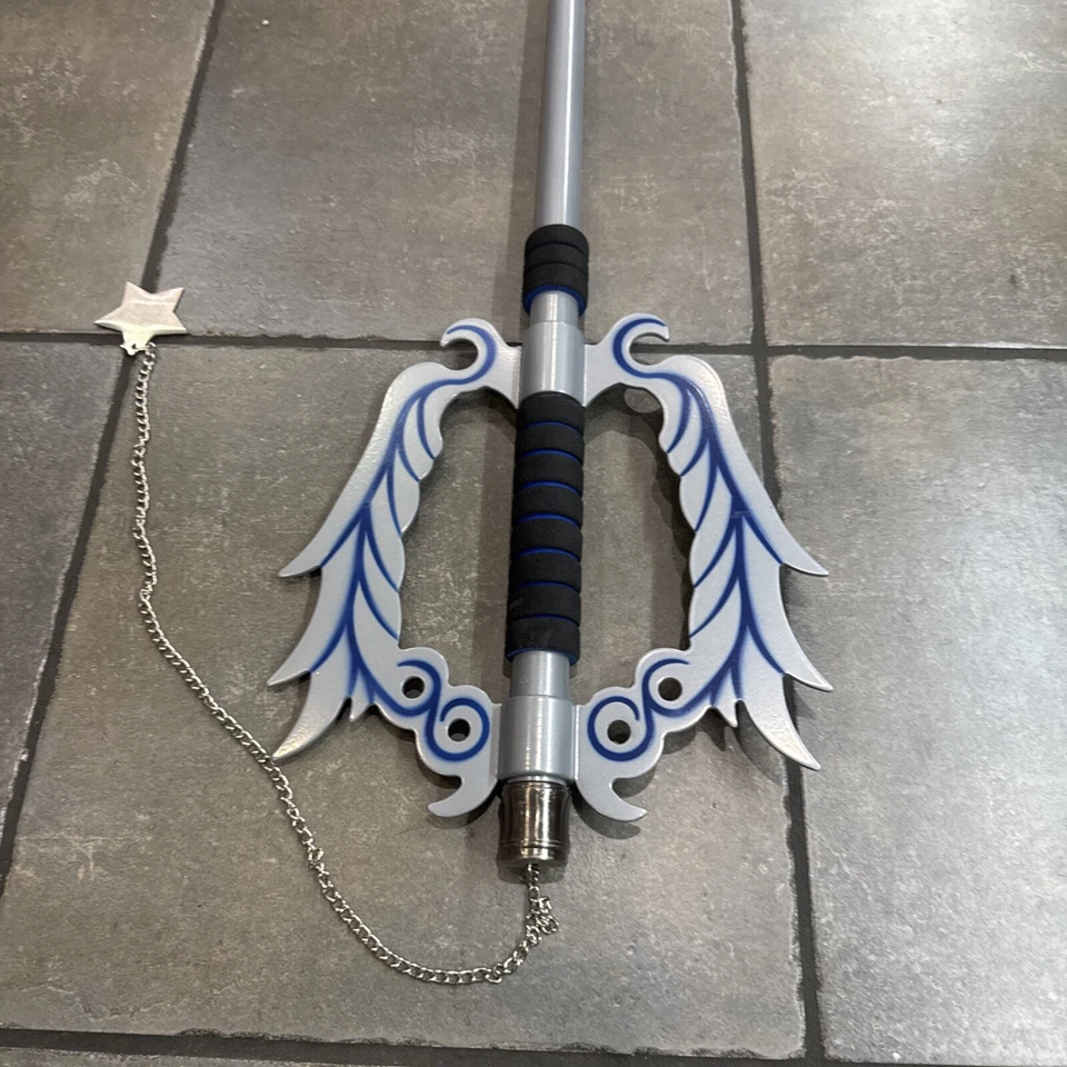 "Kingdom Hearts The Oathkeeper Keyblade Metal 35"" tamaño completo 1:1" Foto 2 de 4