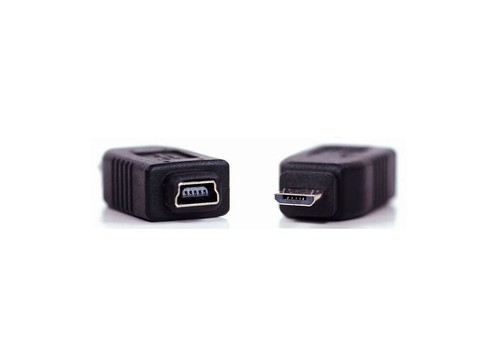 Mini USB Female to Micro USB Male B Type Charger Adapter Converter-Black - Picture 3 of 5