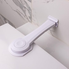 2-Pack Toilet Locks Baby Proof - Seat for Toddlers with White