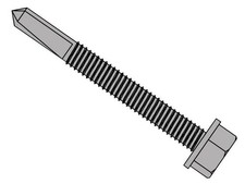 Image of Forgefix Techfast Roofing Sheet To Steel Hex Screw No.5 Tip 5.5 X 100Mm Box 100