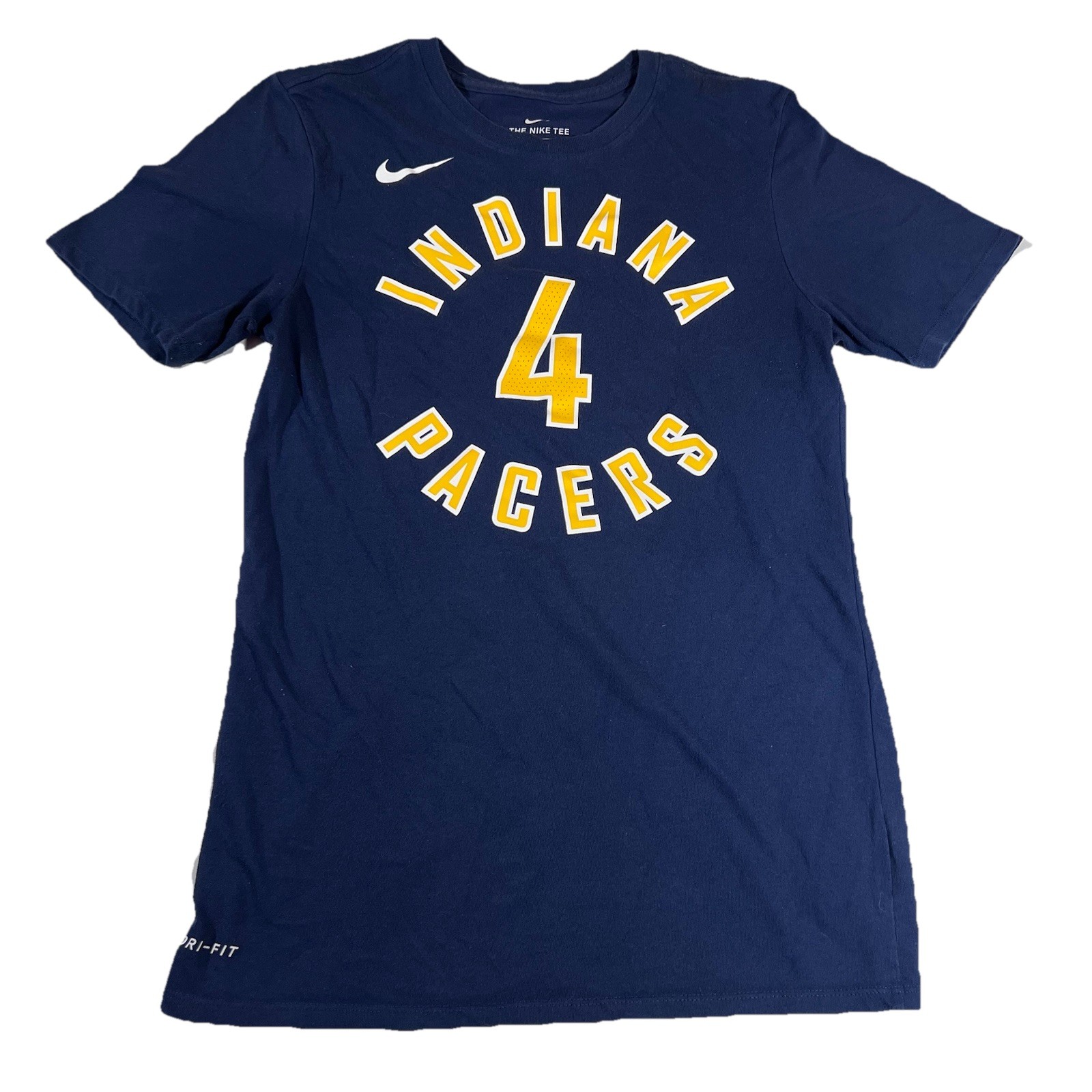 Nike Dri Fit Indiana Pacers Victor Oladipo #4 Short Sleeve T-Shirt Men's Small