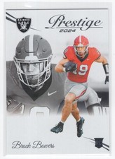 #305 2024 Panini Prestige ] Brock Bowers RC Las Vegas Raiders