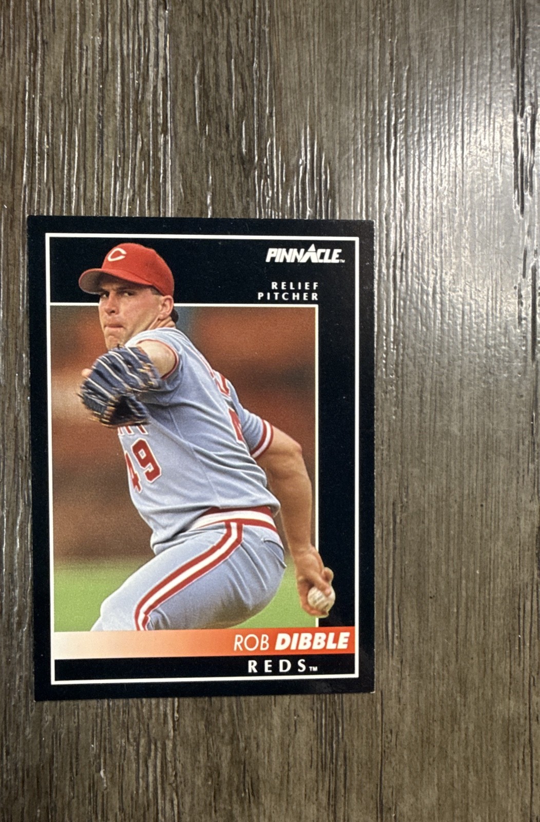 1992 Pinnacle - Rob Dibble #180 - Corners Not Sharp