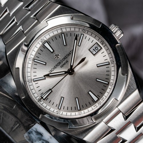Vacheron Constantin Overseas Silver Dial 41mm Watch Box & Papers Bracelet Only