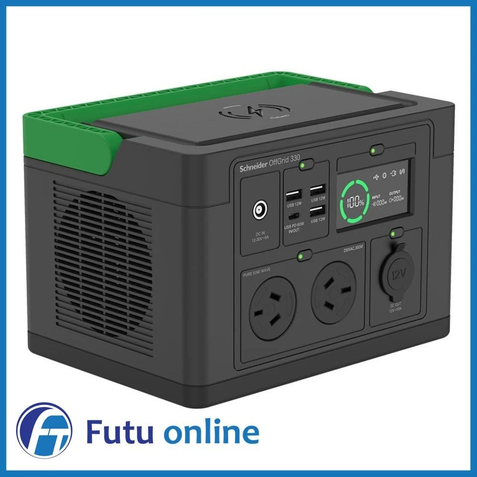 APC 330 Schneider 332Wh OffGrid Portable Power Station PPS330-AZ for Camping