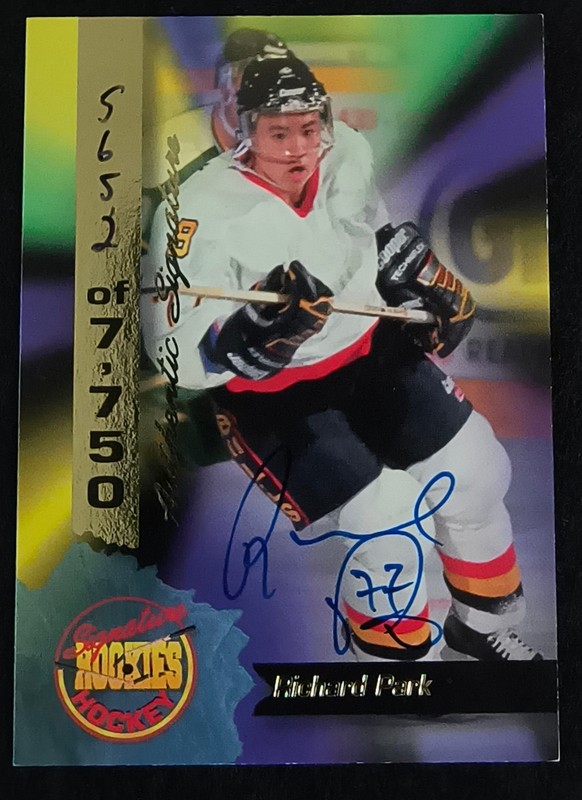 NHL: Richard Park - 1994 Signiture Rookies *Autographed!* *NO RESERVE*